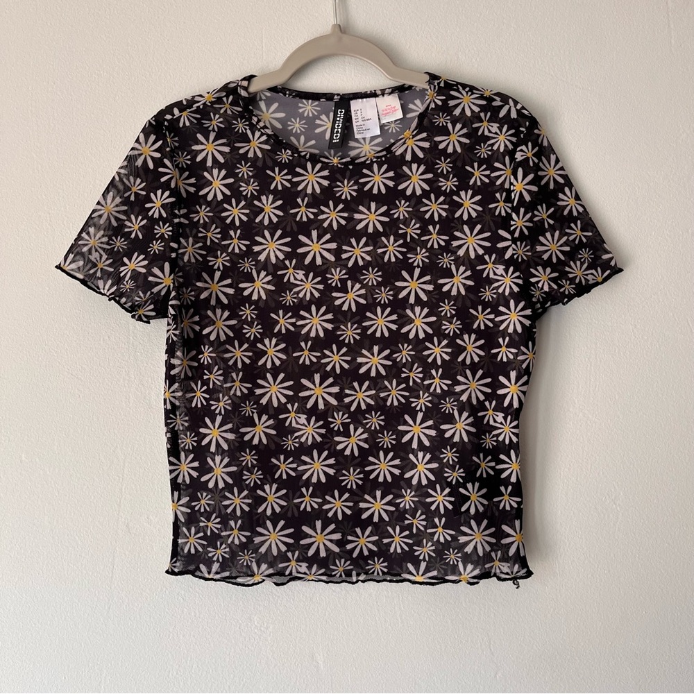 To all the boys I’ve loved mesh top with flowers